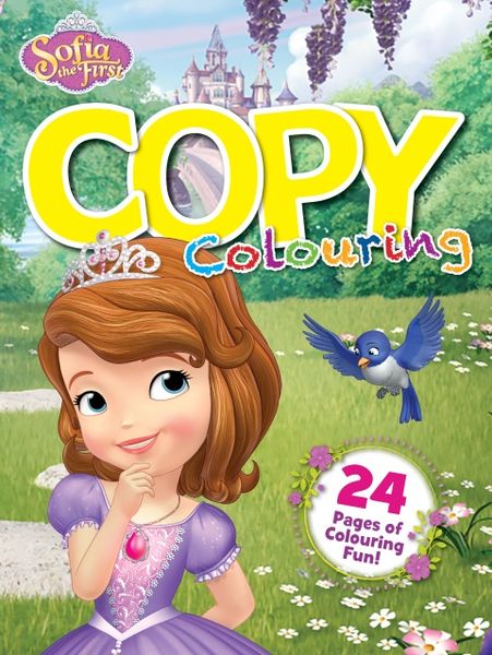 Disney Sofia The First 24 Page Copy Colour Book