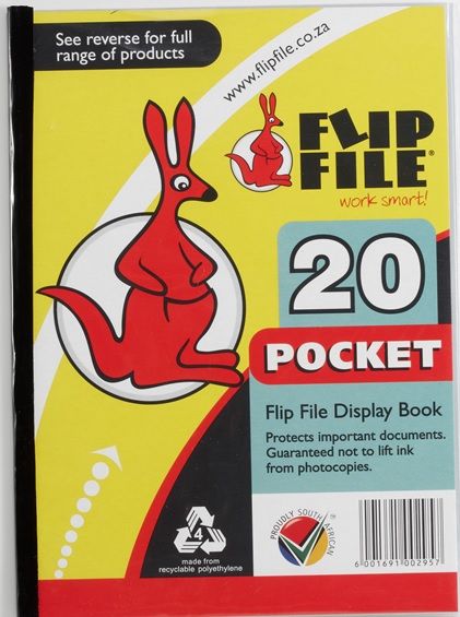 Flip File A5 Display File - 20 Pocket