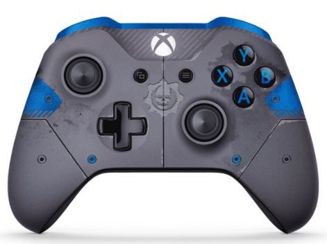 Xbox One Controller Branded GOW 4 - Blue &amp; Grey (Xbox One)
