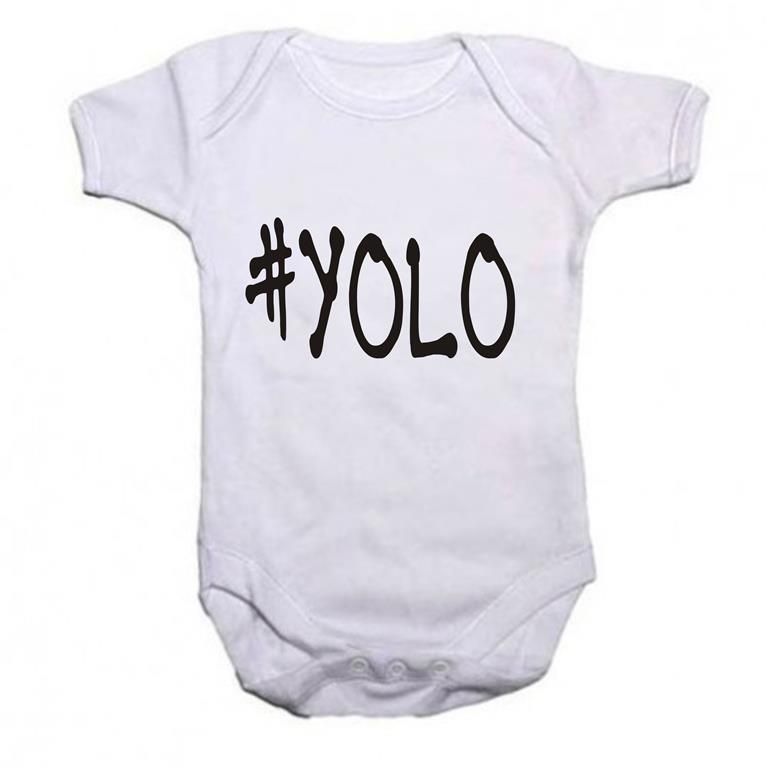 Noveltees ZA Unisex #Yolo Baby Grow | Buy Online in South Africa ...
