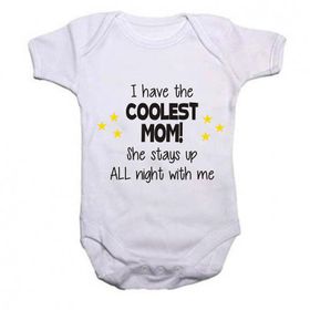Noveltees Unisex Baby Grow Granny is crazy Shop Get it