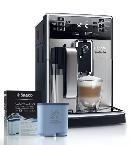 Saeco - Picobaristo Auto Espresso Machine - Silver