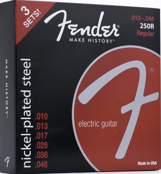 Fender 250's Nickel Plated Steel Ball End 3 Pack