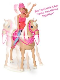 dancing barbie horse