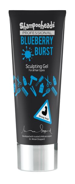 Shampooheads Professional Blueberry Burst Strong Hold Hair Gel - 200ml