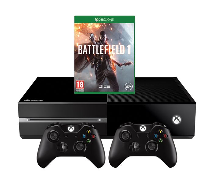 Xbox One 500GB + Battlefield 1 + Extra Wireless Controller