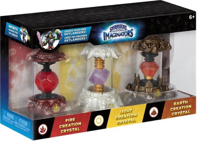 Skylanders Imaginators: Vessel/Crystals Triple Pack 3 (Earth/Light/Fire)
