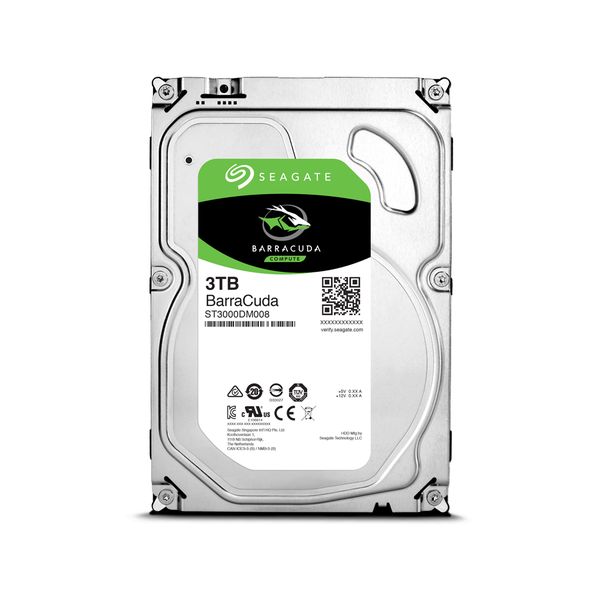 Seagate 3TB 3.5" Barracuda Desktop Hard Drive