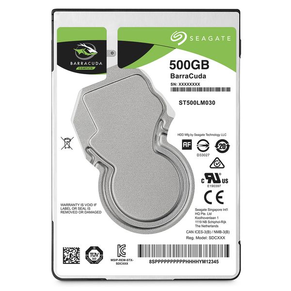 Seagate Barracuda Mobile 500GB 2.5" Internal Hard Drive
