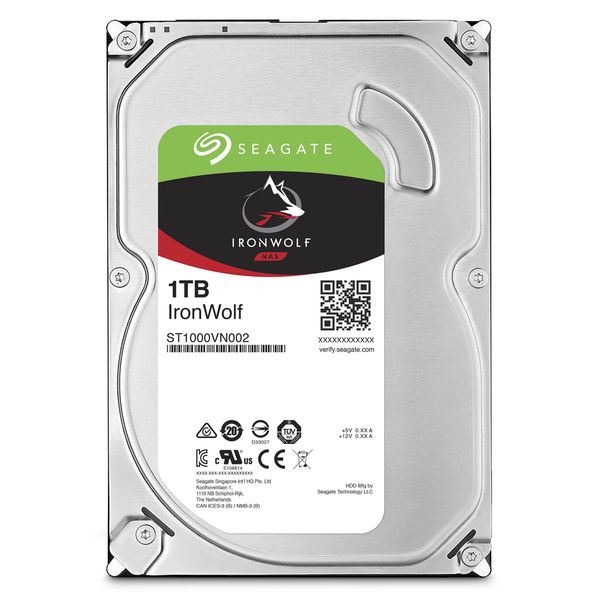 Seagate Ironwolf 1TB 3.5'' NAS Internal Hard Drive