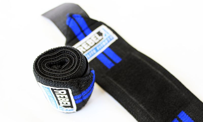 REBEL Wrist Wraps - Black/Blue