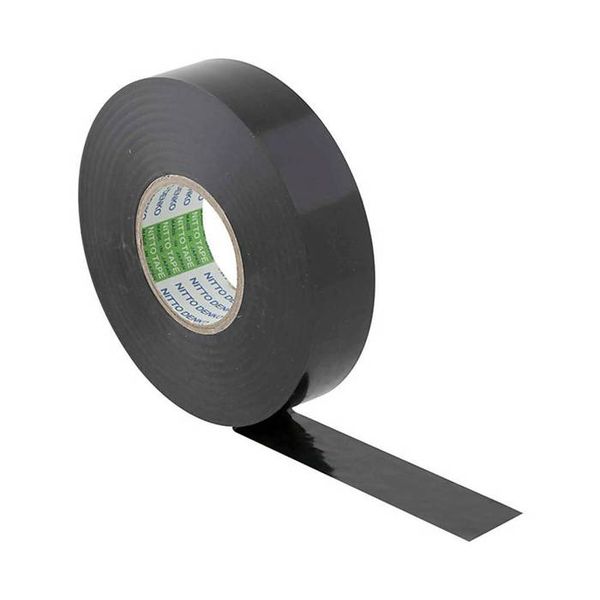 Nitto - Insulation Tape - Black - 19mm x 20m - 4 Pack