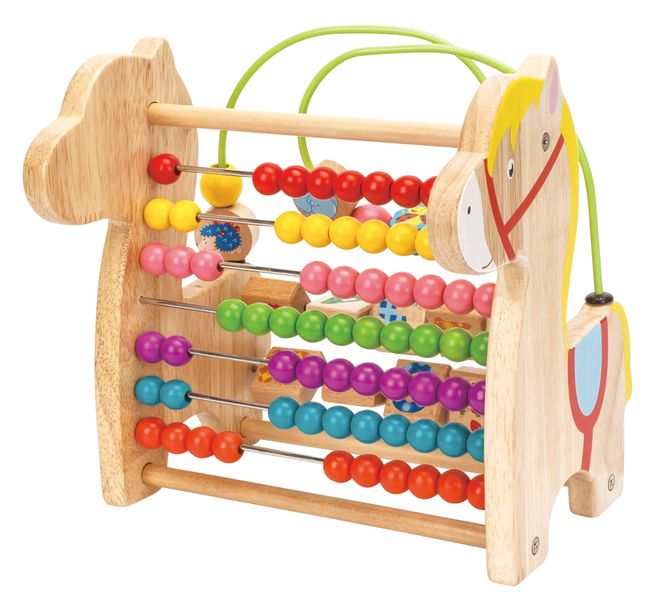 Jeronimo Wooden Activity Horse