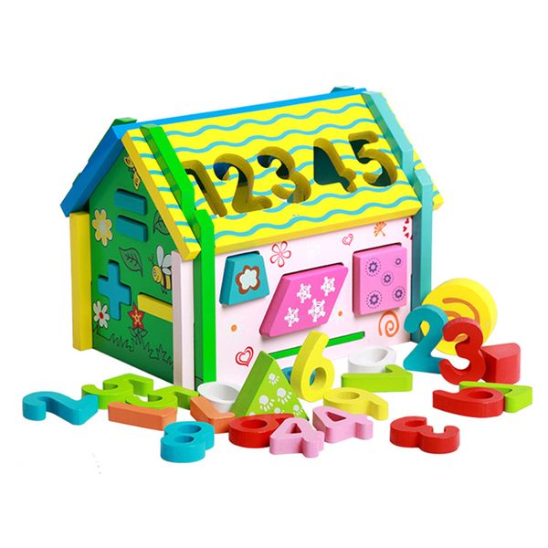Jeronimo Wooden Toy: Number House