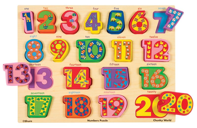 Jeronimo - Wooden Numbers