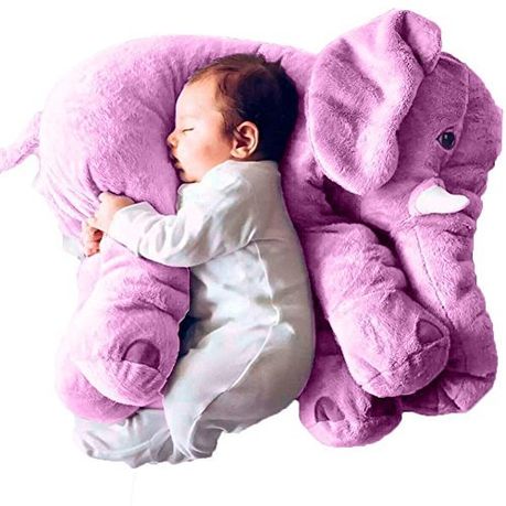 Giant stuffed elephant clearance pillow