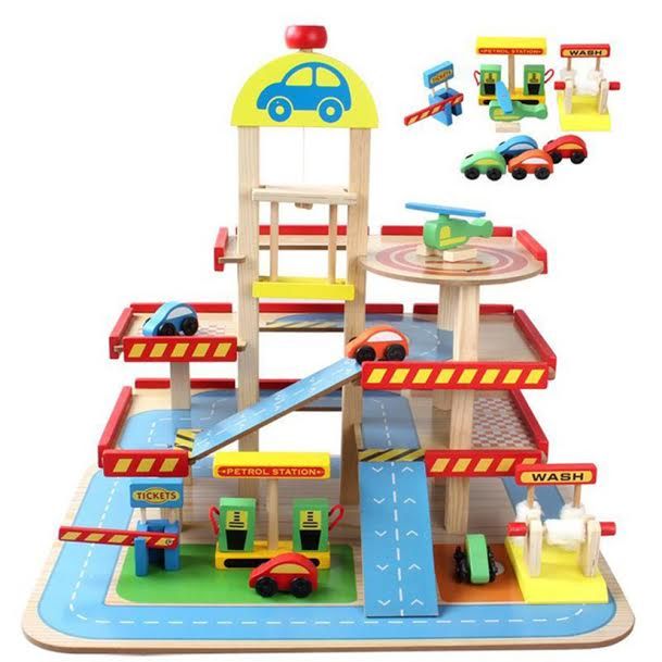 childrens play garage