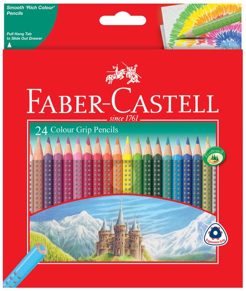 Faber-Castell Colour Grip Pencils (Box of 24)