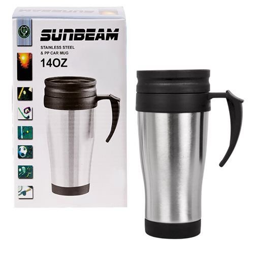 Bulk Pack 3 x Stainless Steel Travel Mug 400ml Shop Today. Get it Tomorrow!