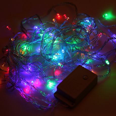 fairy lights rainbow