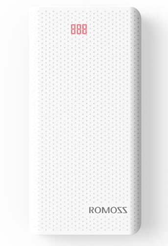 Romoss Sense 6 20000mAh Power Bank - White