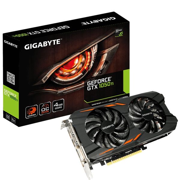 Gigabyte GeForce GTX 1050Ti Graphics Card - 4GB