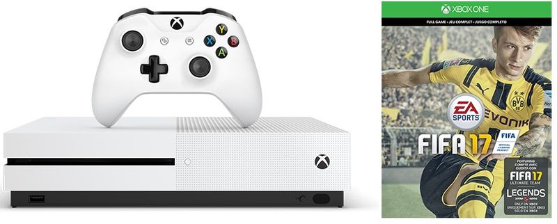 XBOX ONE S - 500GB Console + Fifa 17