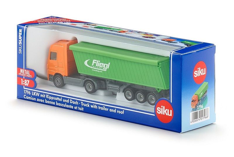 Siku 1/87 Truck With Trailer And Roof