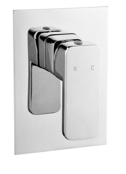 H2Flo - Quadrato Concealed Bath and Shower Mi xer