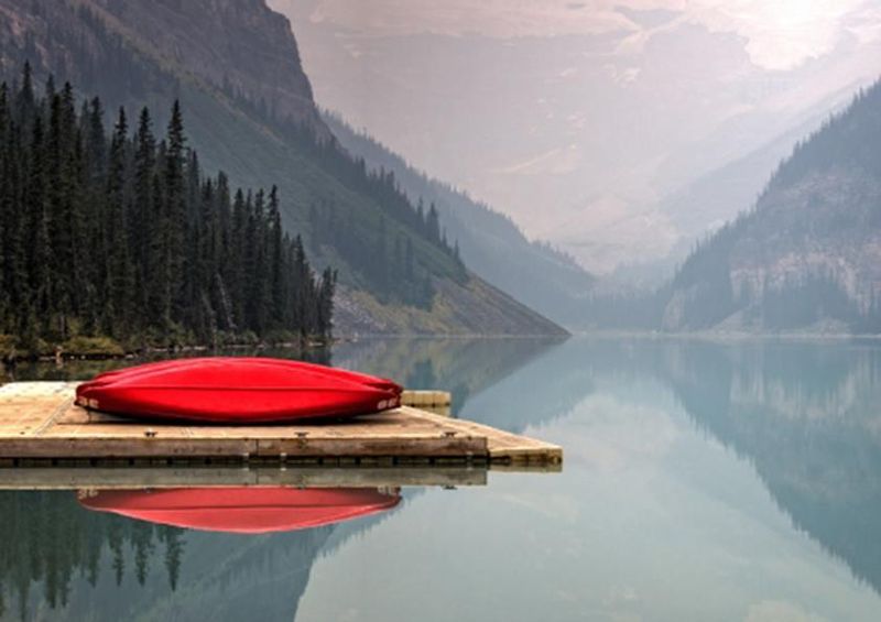 workART Curated Photographic Canvas - River Between by Faye Cornish