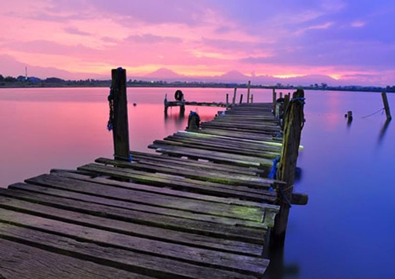 workART Curated Photographic Canvas - Evening Jetty by Stefanus Martanto