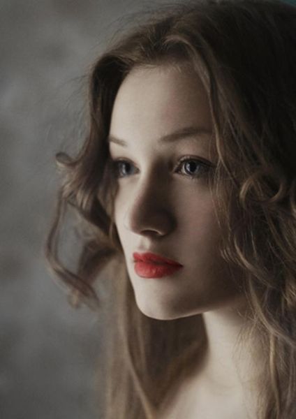 workART Curated Photographic Canvas - Red Lipstick by Roksolana Zasiadko