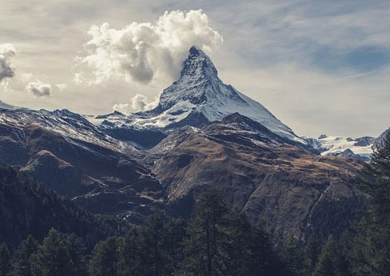 workART Curated Photographic Canvas - Alps by Sven Scheuermeier