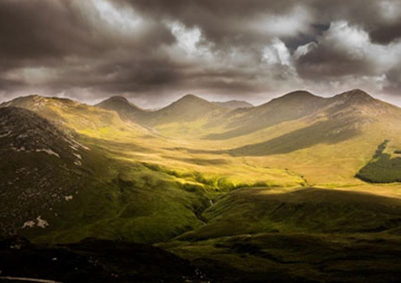 workART Curated Photographic Canvas - Valley Colours by Sylvain Guiheneuc