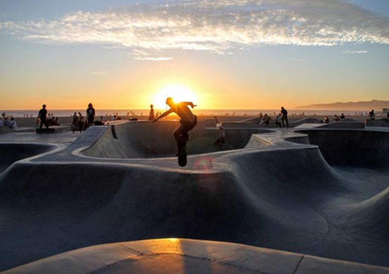 workART Curated Photographic Canvas - Skatepark by Matteo Paganelli
