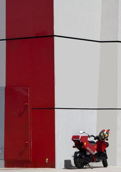 workART Curated Photographic Canvas - Colours and Lines by 1x Com