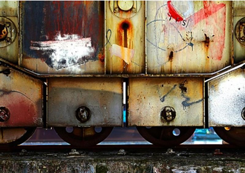 workART Curated Photographic Canvas - Train Car by 1x Com