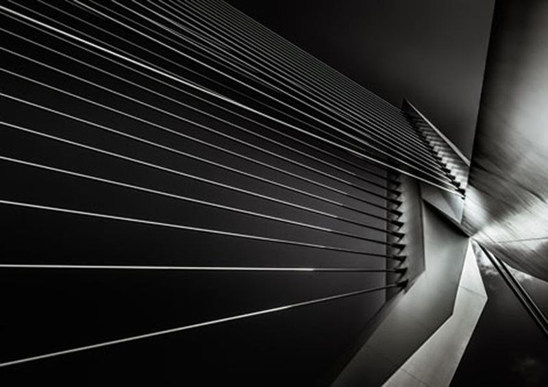 workART Curated Photographic Canvas - Rotterdam Cable Style by Michael Jurek