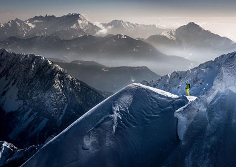 workART Curated Photographic Canvas - Silent Moments Before Descent by Sandi Bertonceli