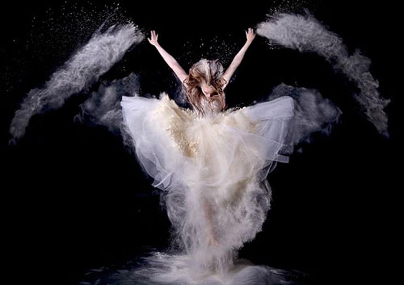 workART Curated Photographic Canvas - Powder Rush by Pauline Pentony