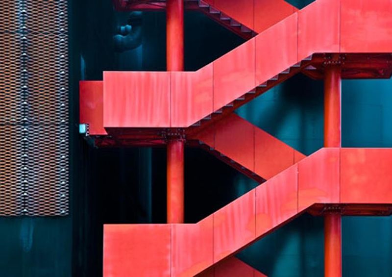workART Curated Photographic Canvas - Red Route by Linda Wride