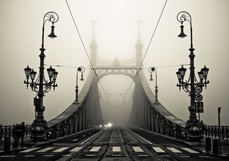 workART Curated Photographic Canvas - The Bridge by Armin Marten