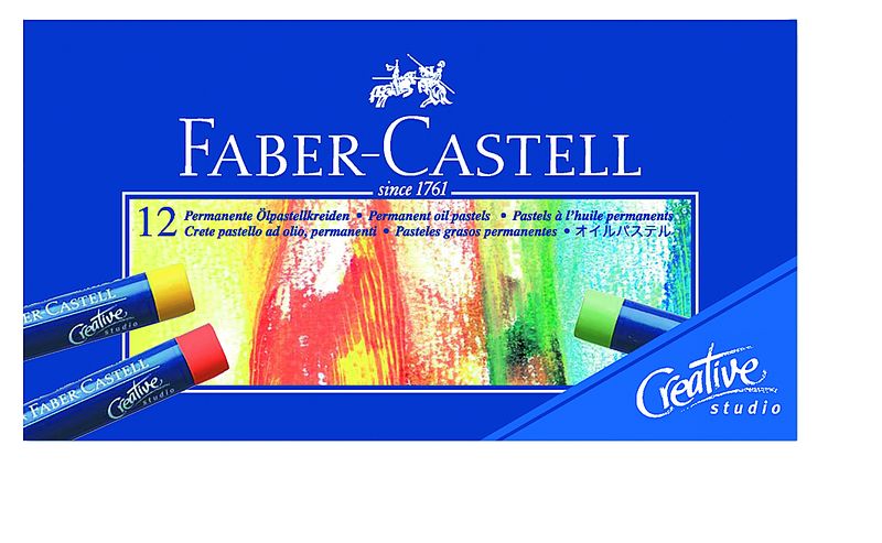 Faber-Castell Creative Studio Oil Pastels - Set of 12