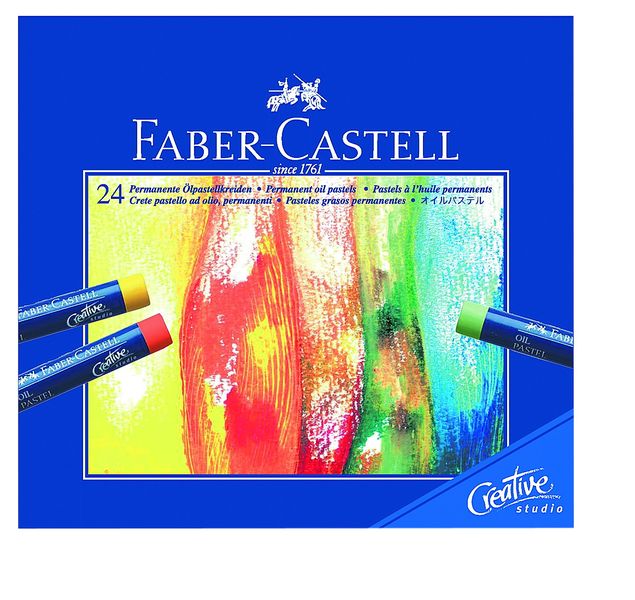Faber-Castell Creative Studio Oil Pastels - Set of 24