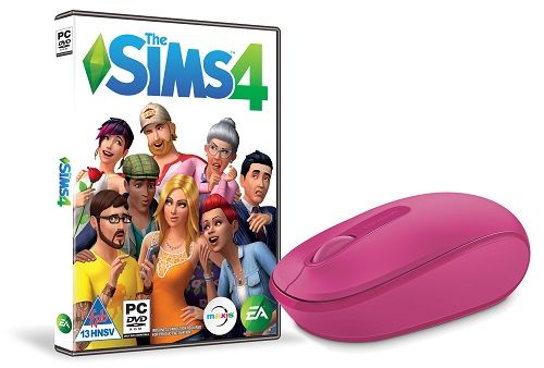 SIMS 4 + Free Wireless Microsoft Mouse - Magenta