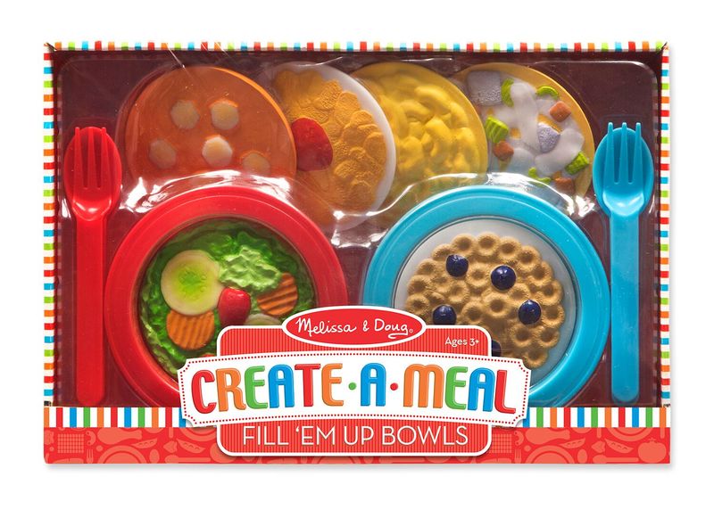 Melissa &amp; Doug Create-A-Meal Fill 'Em Up Bowls