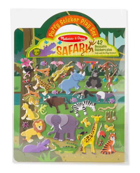 Melissa &amp; Doug Puffy Sticker Play Set - Safari