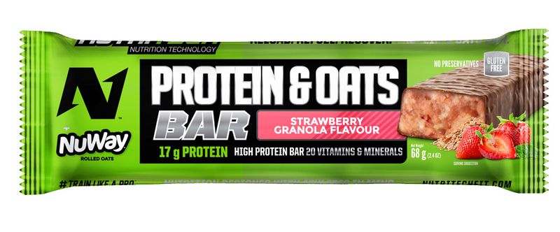Nutritech Whey Protein Bars - Strawberry Granola