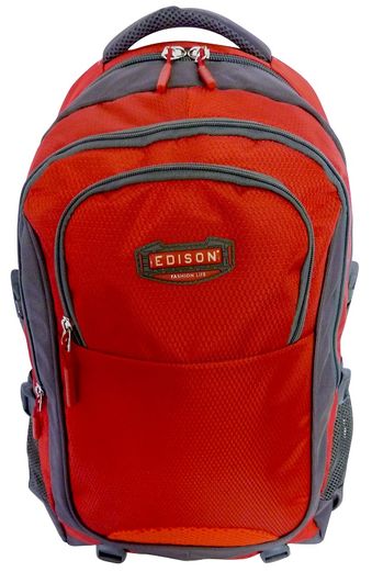 Edison Hiking School Backpack Large - Red