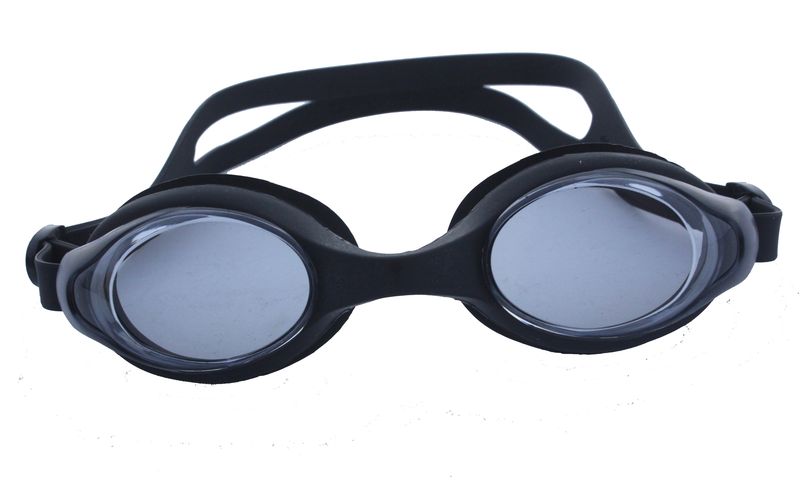 Senior Silicone Swim Goggle - Black